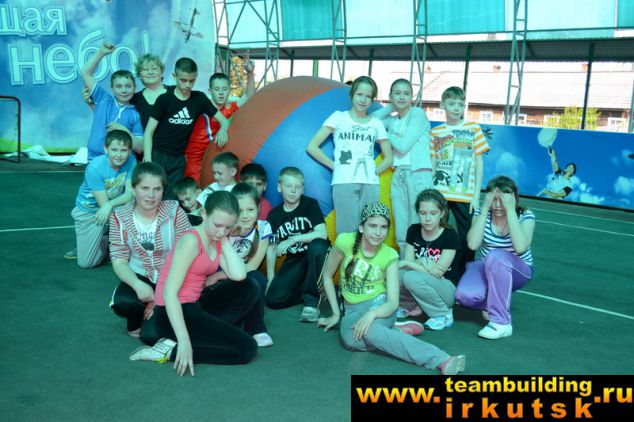 Детский выпускной в формате спартакиады и тимбилдинга (Иркутск)