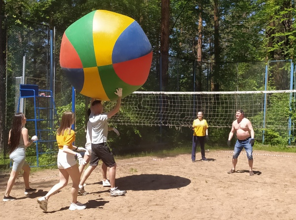 Гигантский надувной мяч для гигантского волейбола